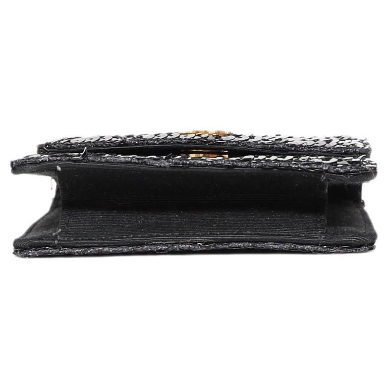 Chanel 1990 Vintage Diamond Quilted Belt Waist Mini Classic Sequin Flap Bag en vente 1