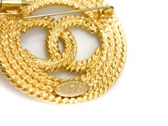 Chanel 1990s CC Logo Brooch Pin