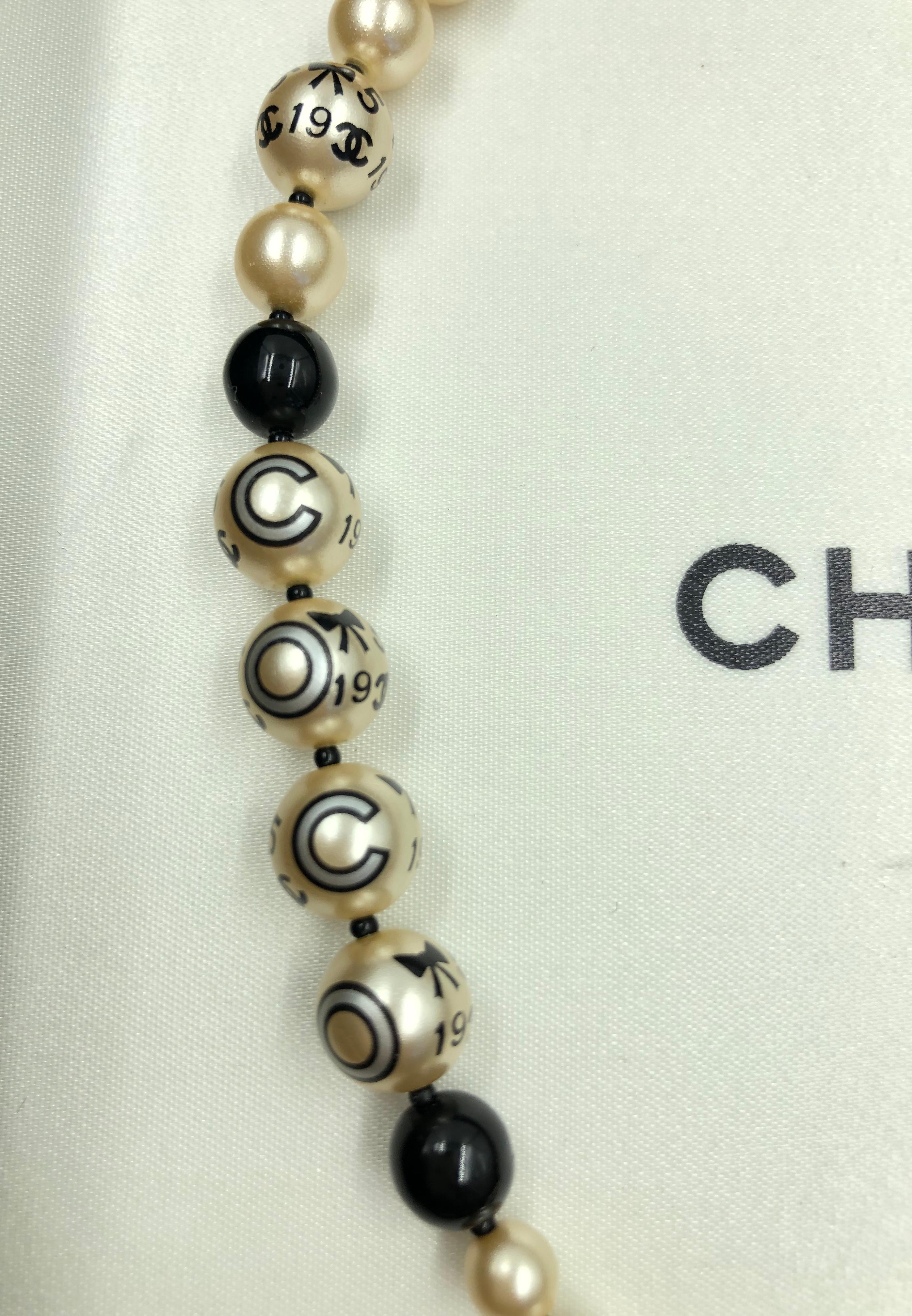 chanel faux pearls