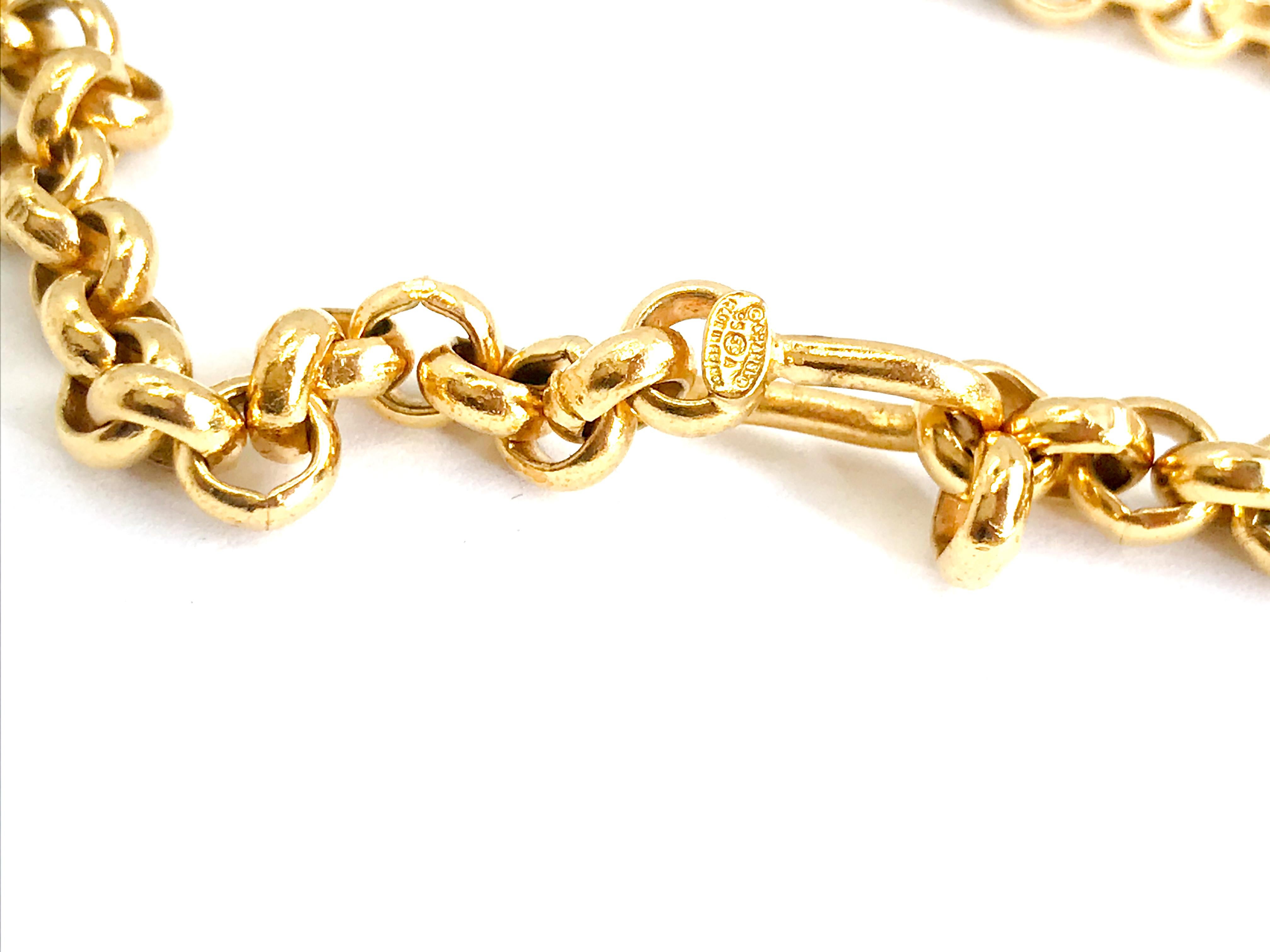 Chanel 1990s Gold Plated Belcher Chain.

Signed Chanel 95 A.  Denoting manufacture for the 1995 Autumn winter collection.

