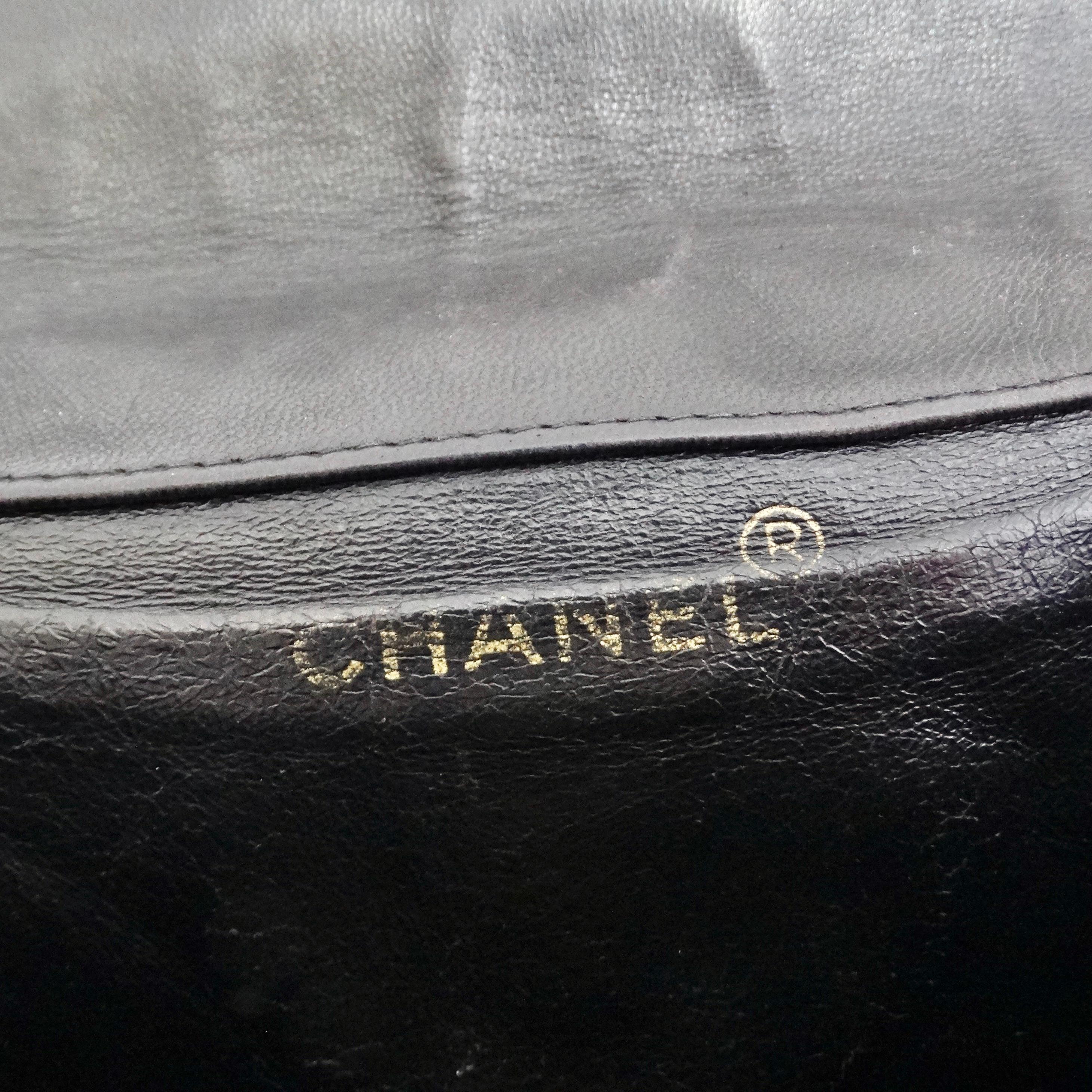 Chanel 1990 - Sac à dos matelassé en cuir d'agneau en vente 10