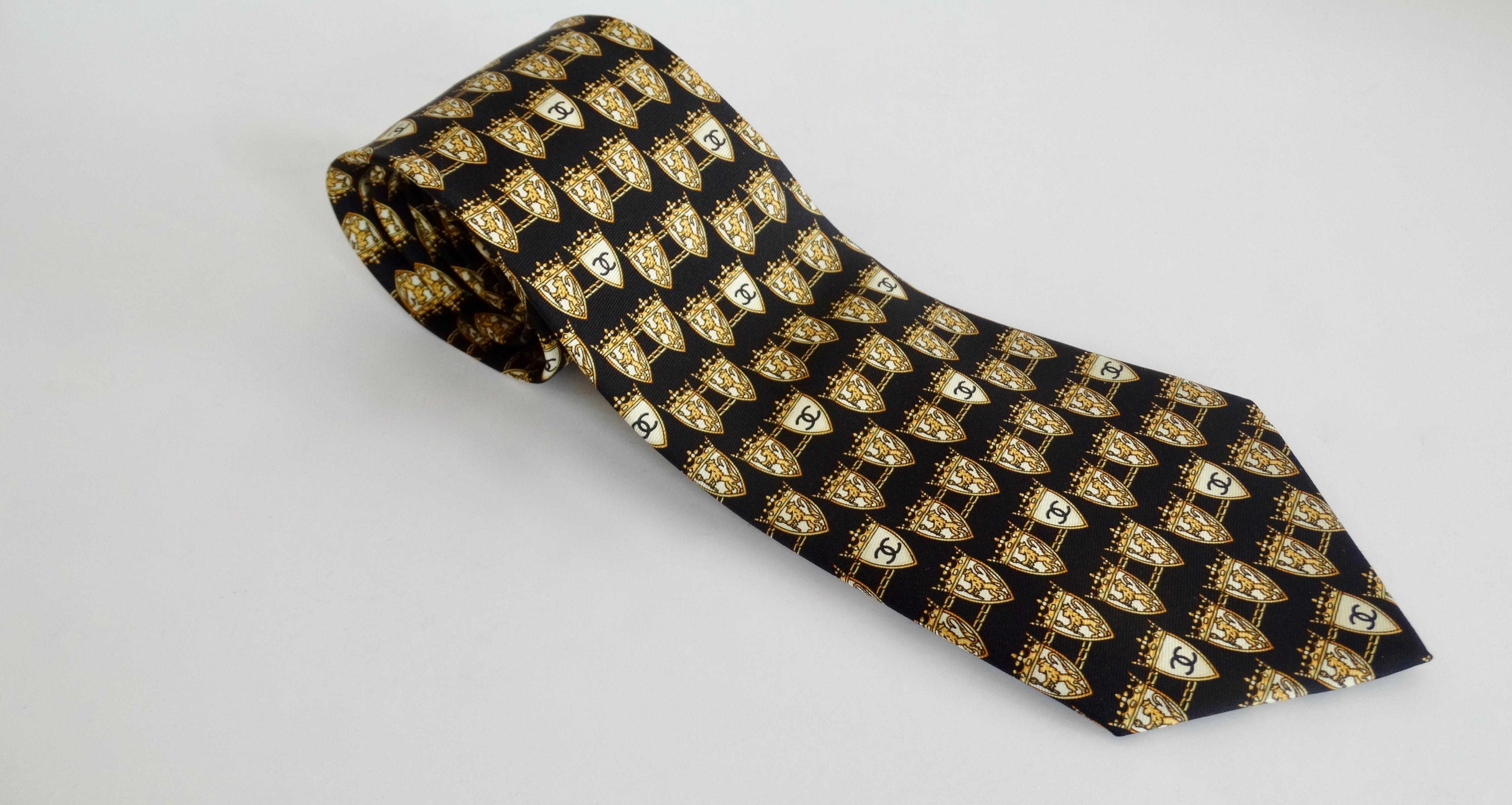 chanel tie mens