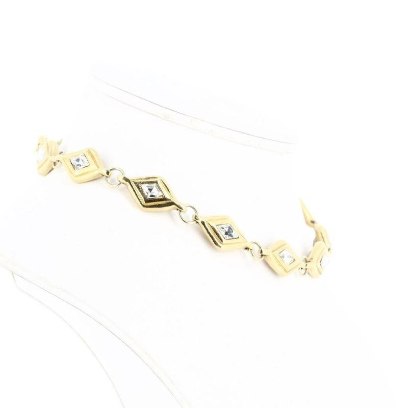 Women's Chanel 1990's Losange Round Neck Necklace For Sale