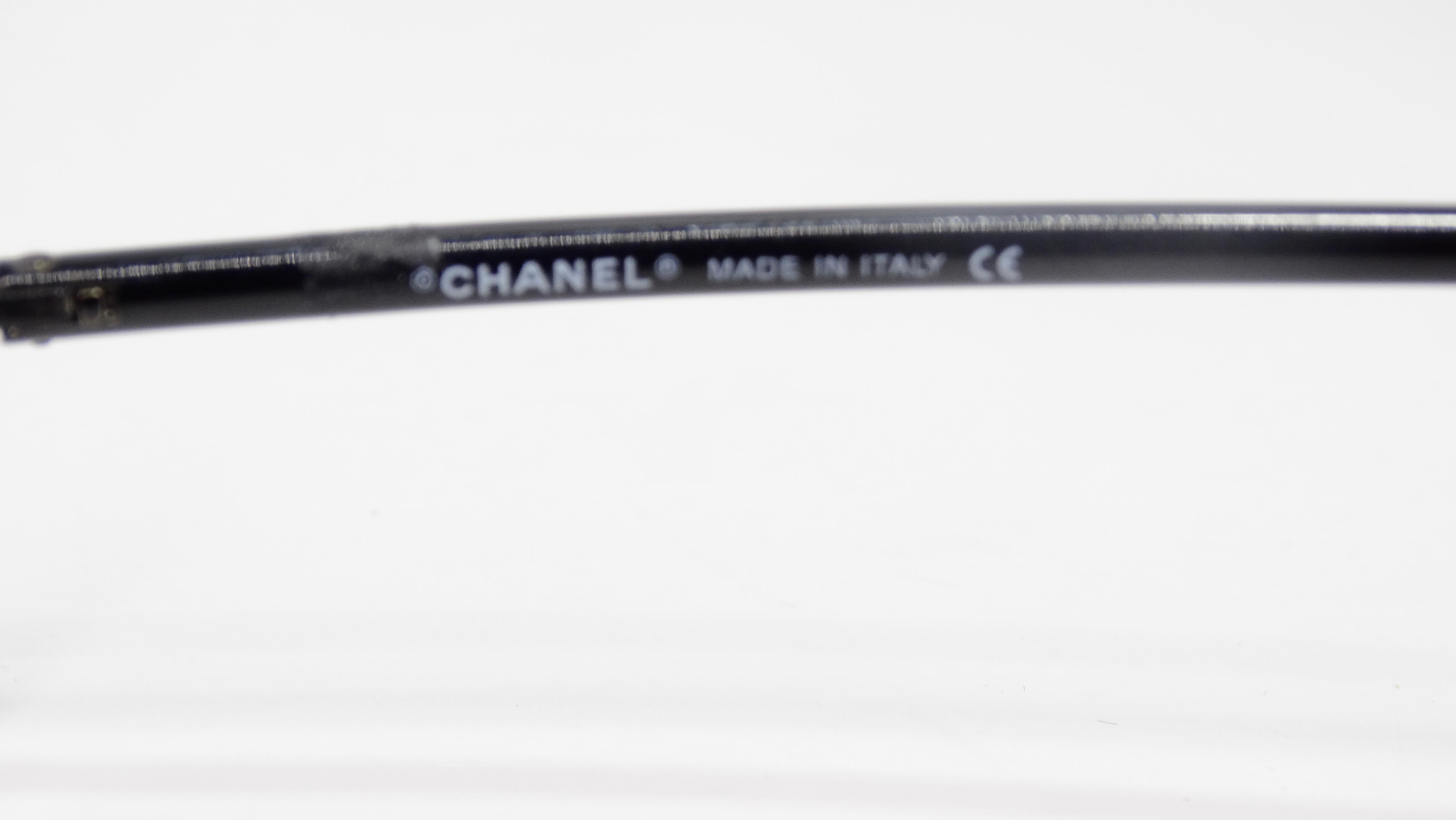 Chanel 1990s Rectangle Sunglasses In Good Condition In Scottsdale, AZ