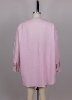 Chanel 1990s Vintage Light Pink Button-Down Shirt