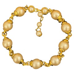 Chanel 1991 Gripoix pearl Choker necklace