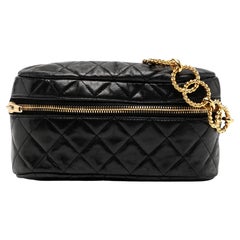 Chanel 1991 Rare Vintage Diamond Quilted Lambskin Fanny Pack Belt Bag