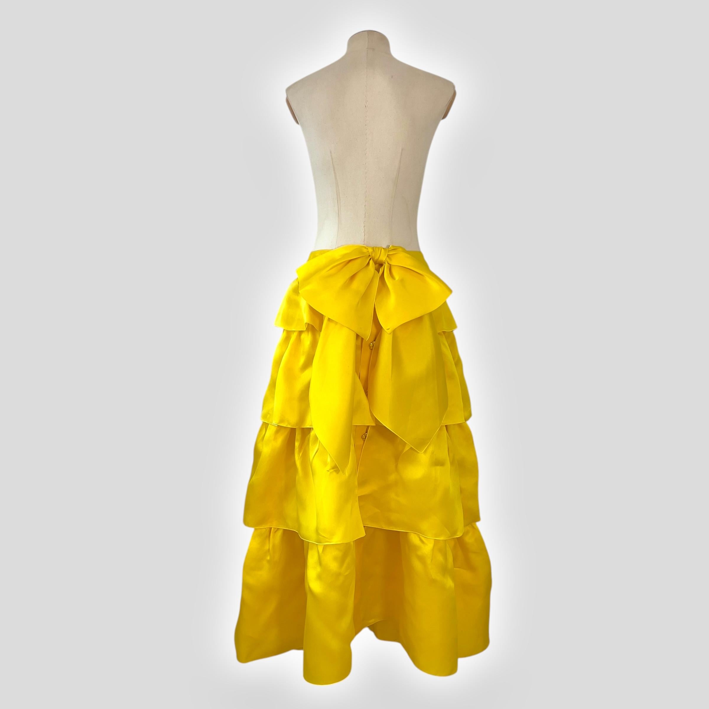 da uomo o donna Maxi gonna in seta Chanel 1991 in vendita