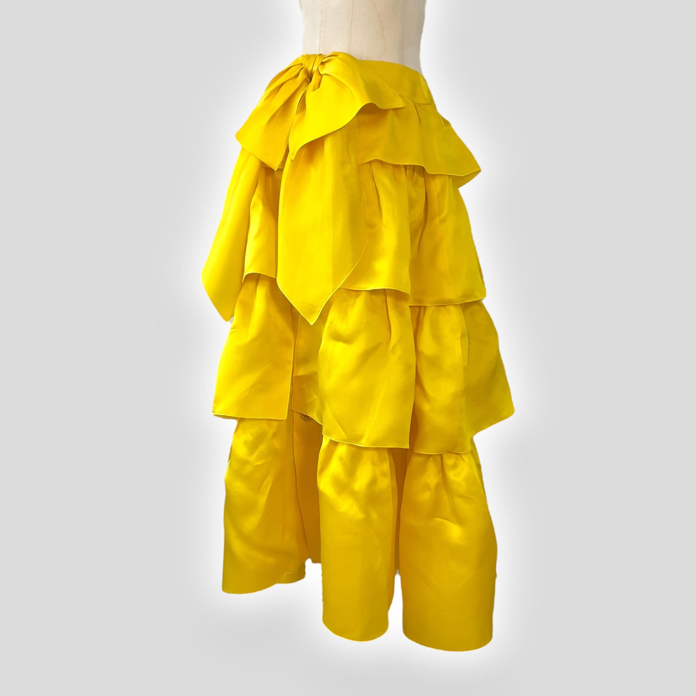 Maxi gonna in seta Chanel 1991 in vendita 2