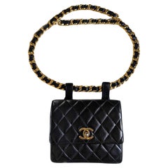 Chanel 1991 Ultra Rare Vintage Taille Gürteltasche Fanny Pack