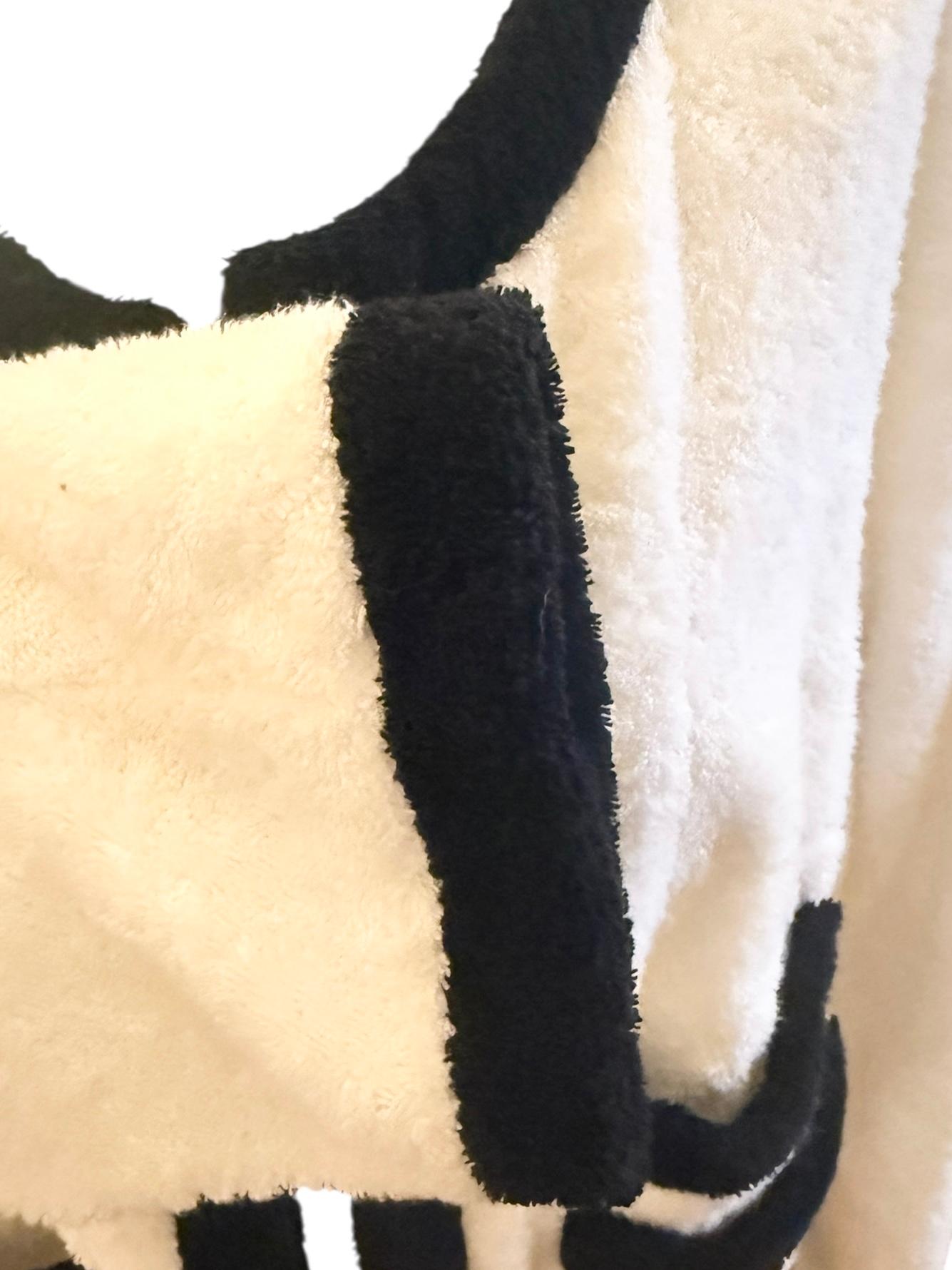 Chanel 1992 Runway White Terrycloth Open Jacket For Sale 3