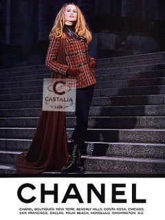 Chanel 1993 Reitsport Elegie Museum Ebene Tweed Jacke 38 FR