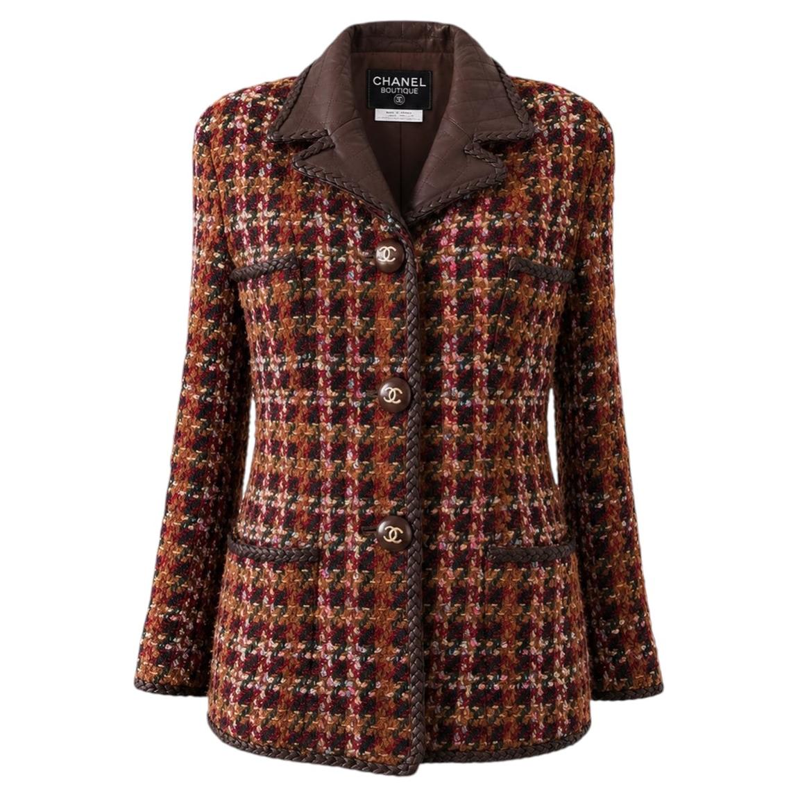 Chanel 1993 Equestrian Elegy Museum Level Tweed Jacket 38 FR