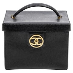 Vintage Chanel 1994 CC Vanity Bag w/ Strap