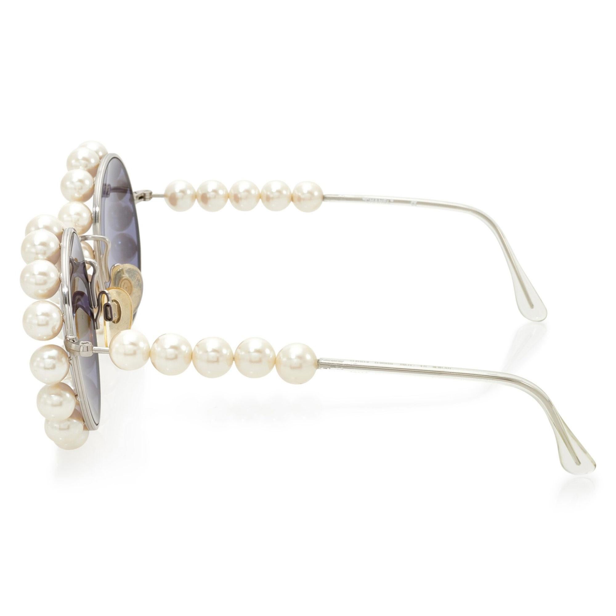 chanel pearl glasses
