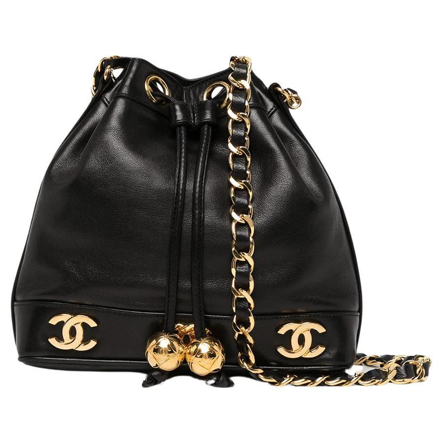 Chanel 1994 Seltene Vintage Mini Multi Six CC Logo Crossbody Tragetasche aus Lammfell Tote Bag