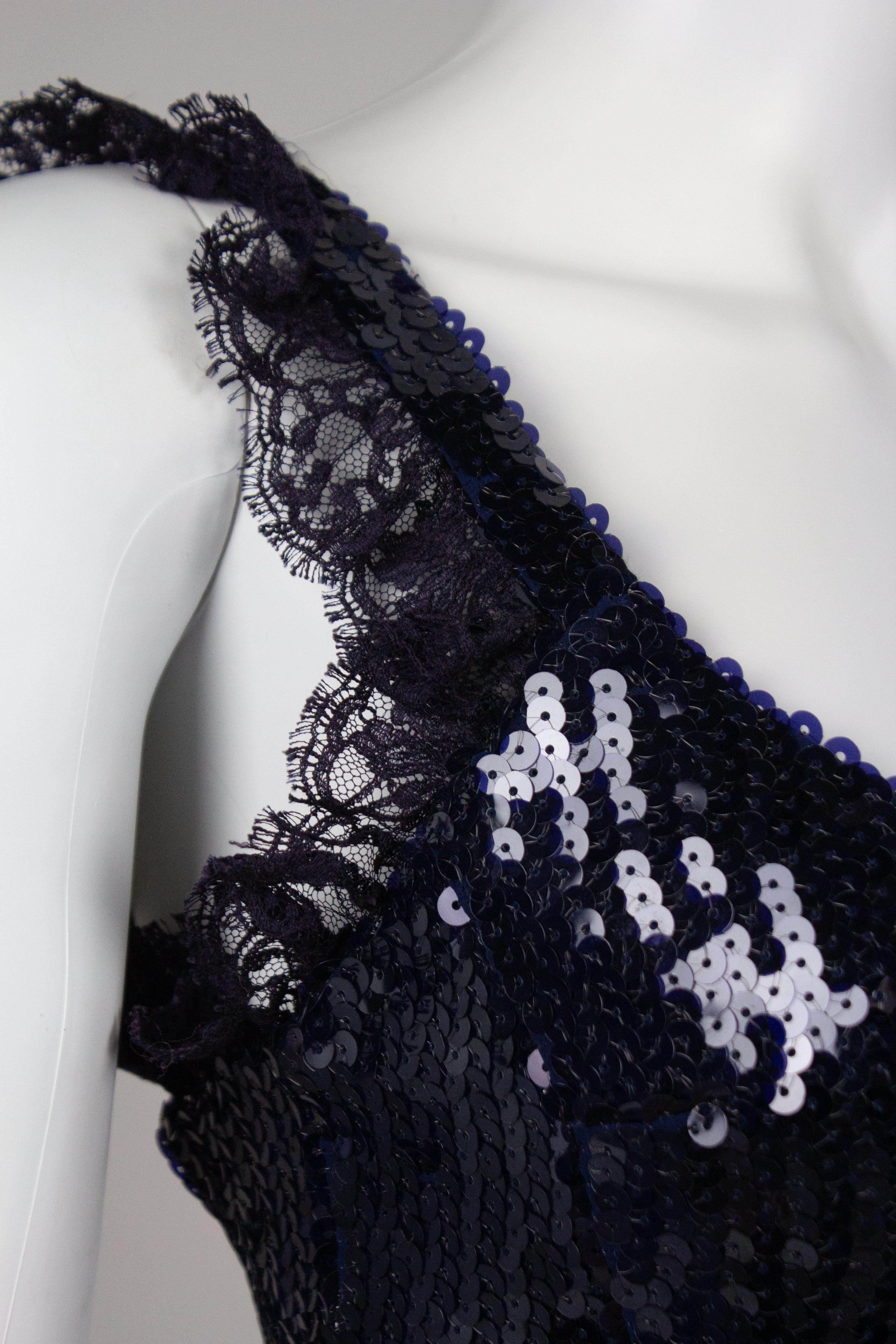 Women's Chanel 1994 Sequin Bow Dress