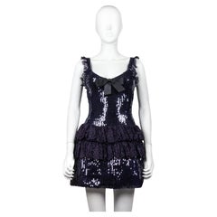 Chanel 1994 Sequin Bow Dress