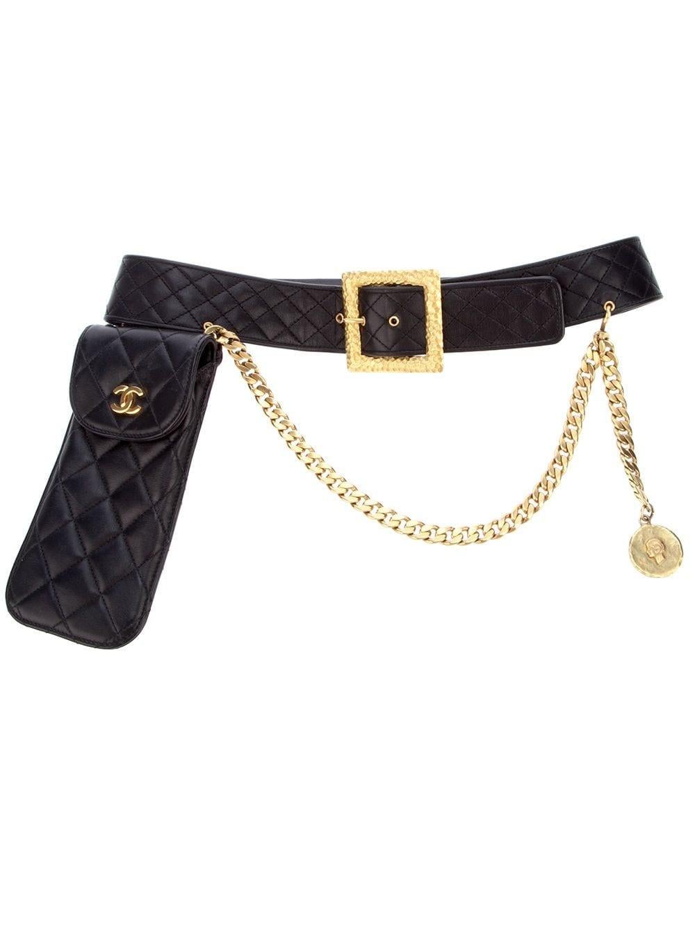 Chanel 1994 Spring Runway Rare Vintage Limited Edition Waist Belt Bum Bag In Good Condition For Sale In Miami, FL