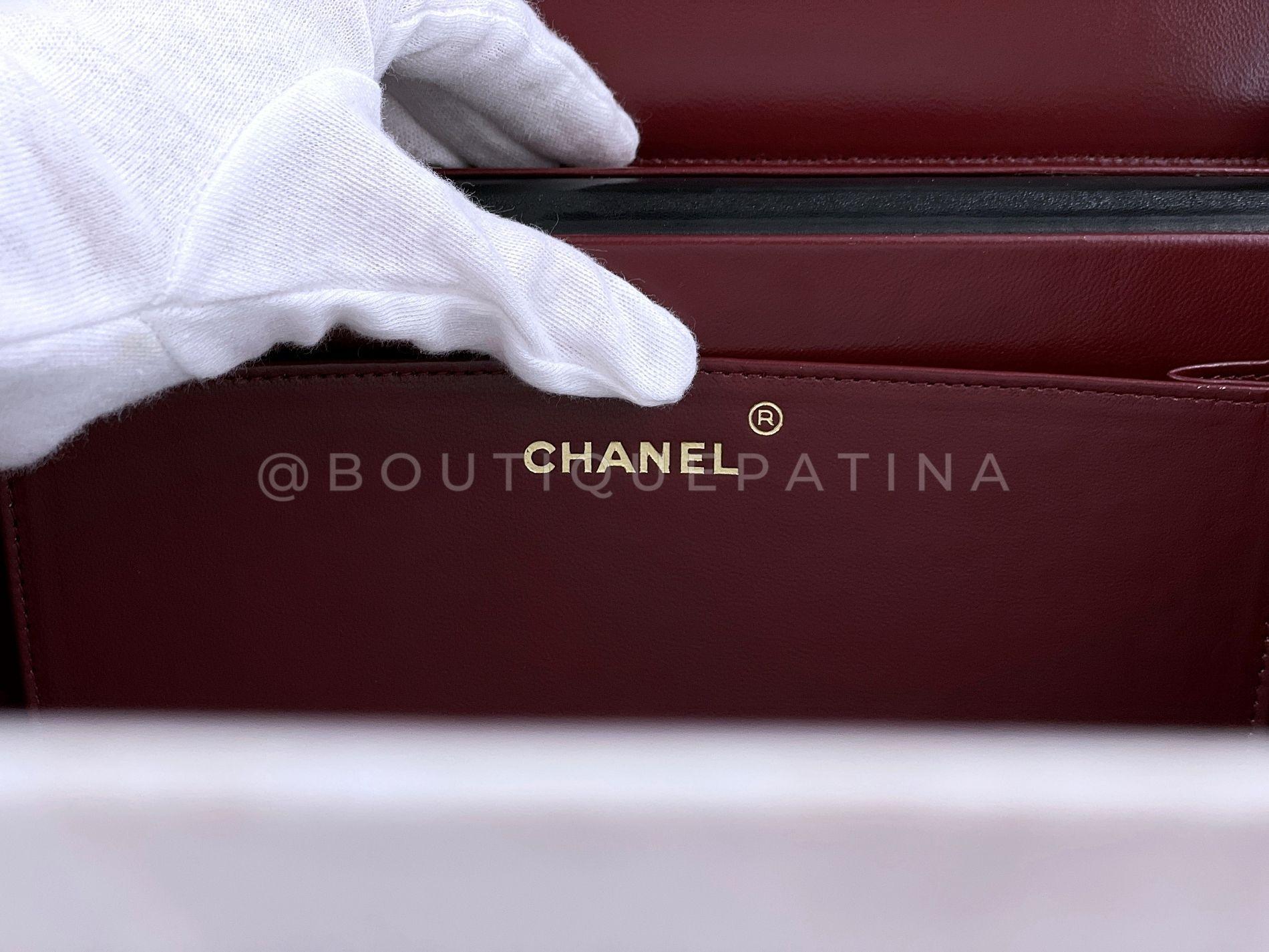 Chanel 1994 Vintage XL Quilted Box Vanity Case Bag 24k GHW 68031 For Sale 7