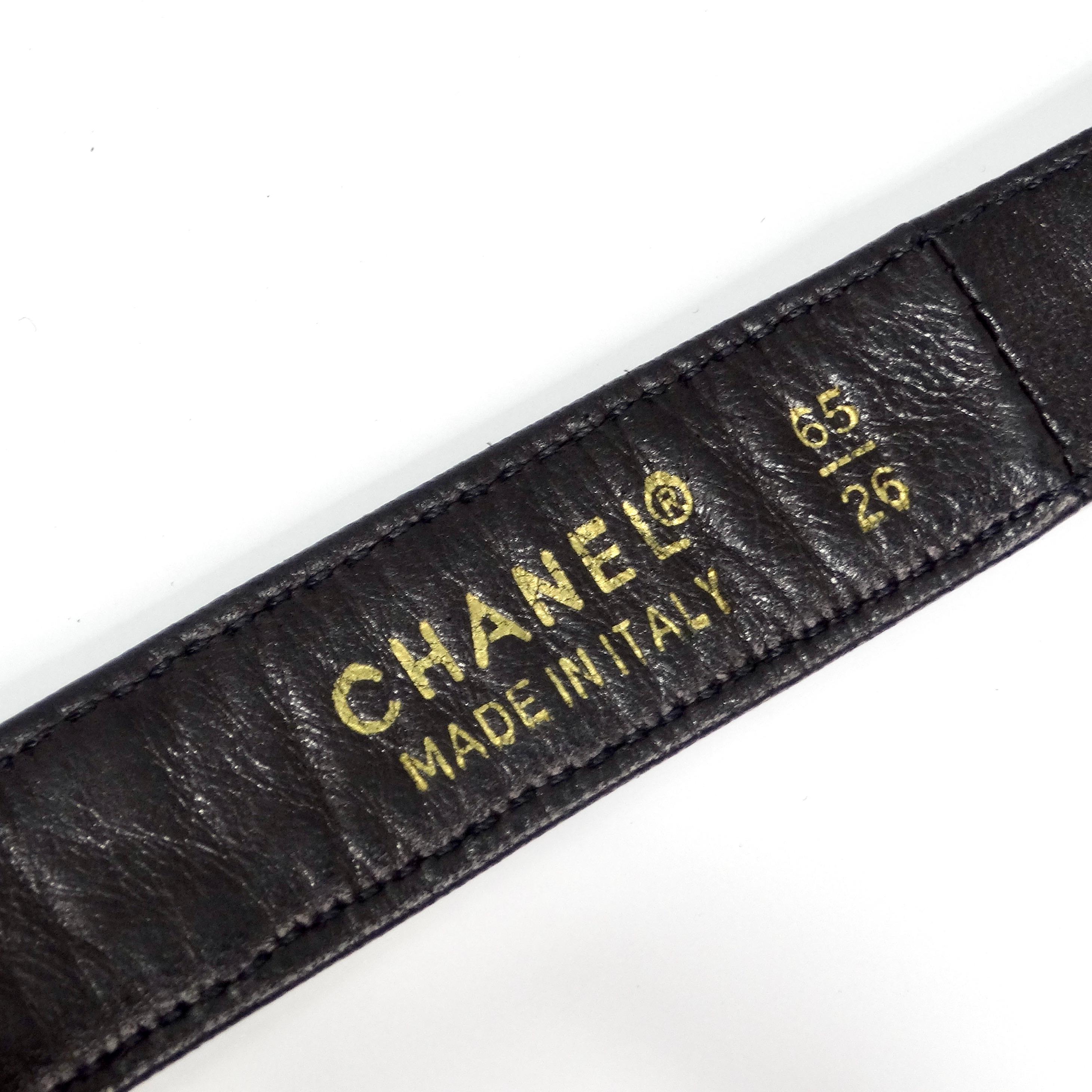 Chanel 1995 Black Caviar Leather Belt Bag 9