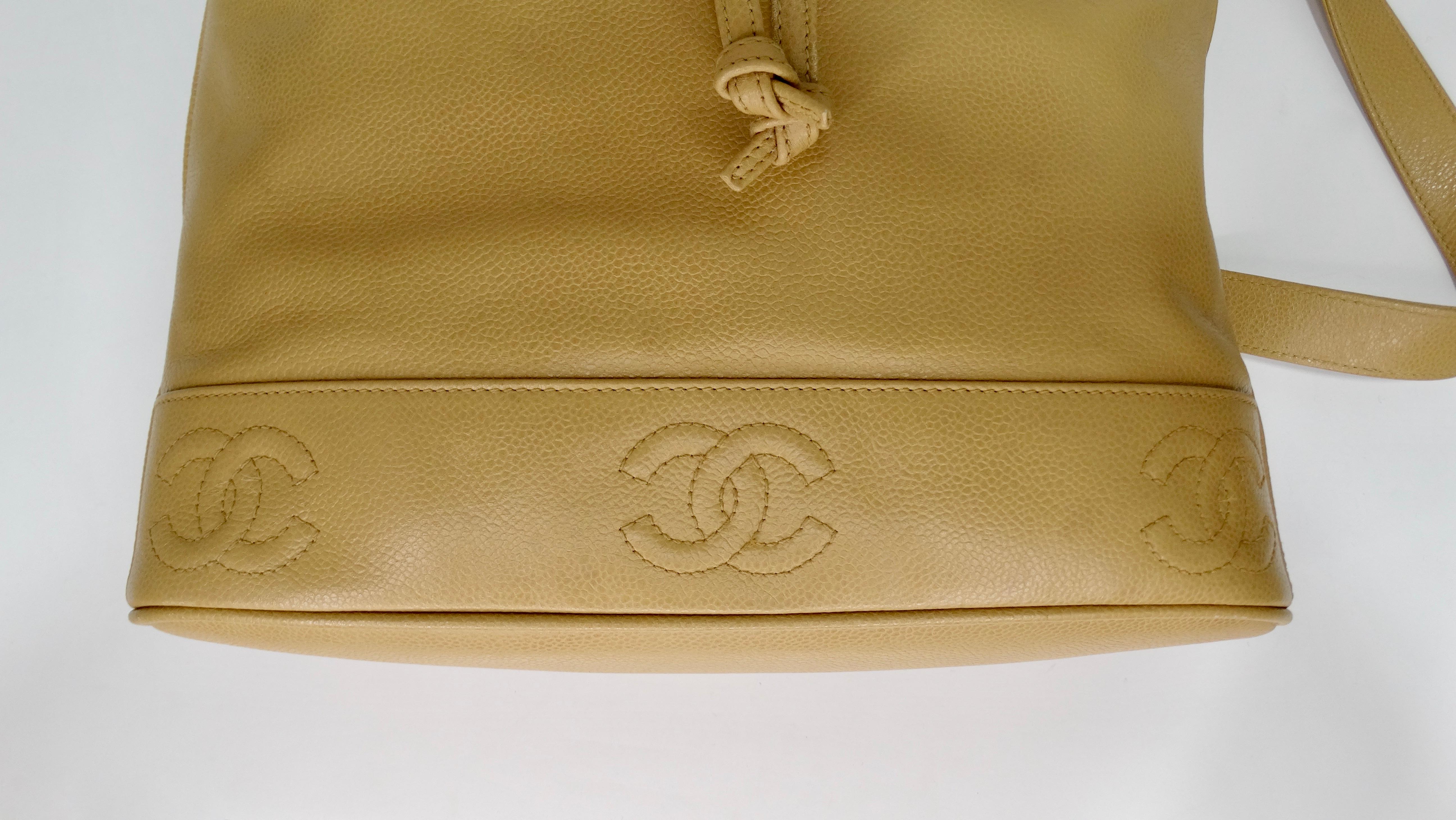 Chanel 1995 CC Caviar Backpack In Good Condition In Scottsdale, AZ