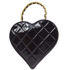 Chanel 1995 Heart Vanity Handbag