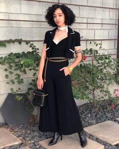 Chanel 1995 Jumpsuit W/ Matching Bolero