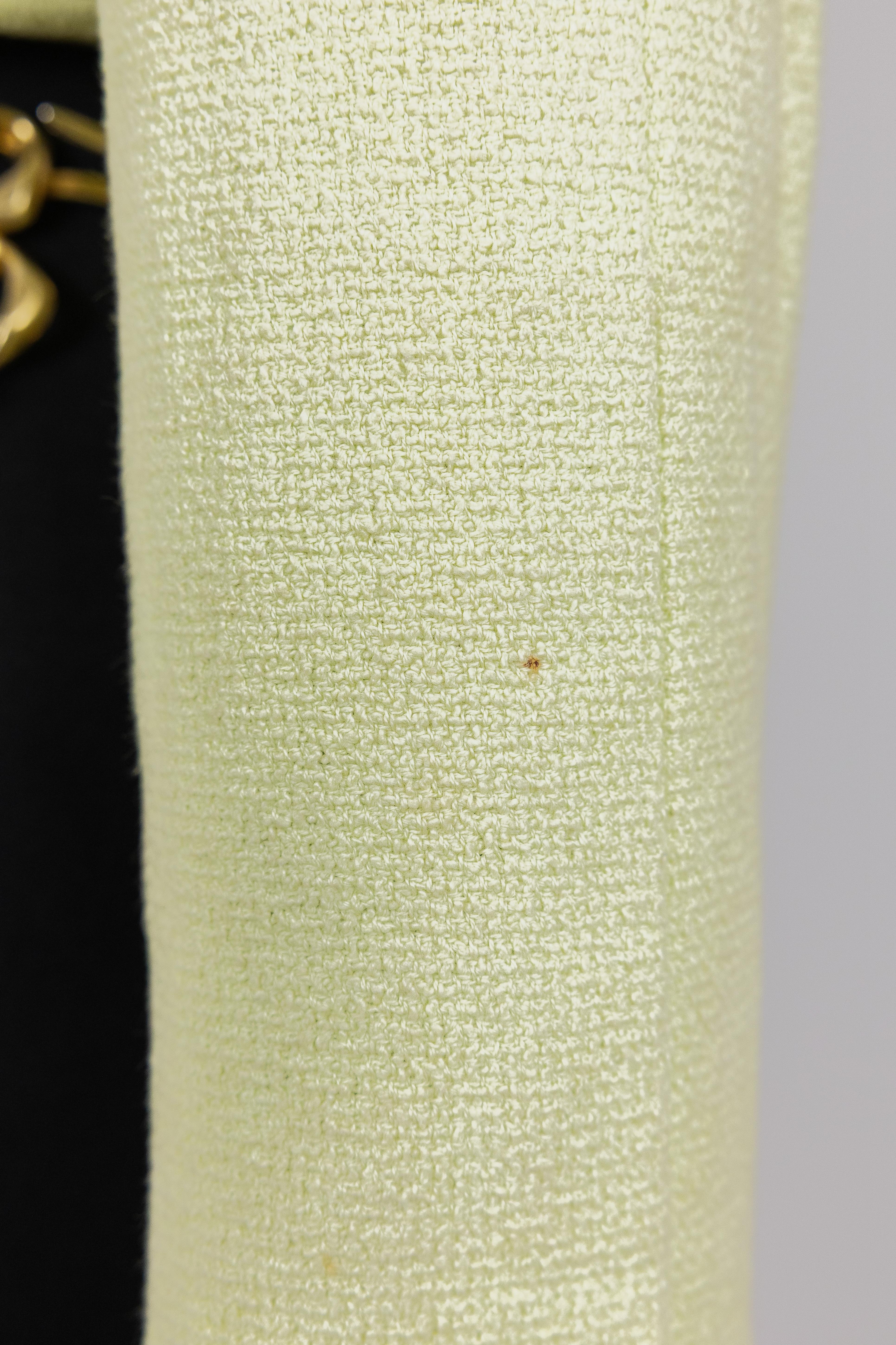 Chanel 1995 Frühjahr/Sommer Barbie Collection Vintage Green Cropped Jacket im Angebot 1