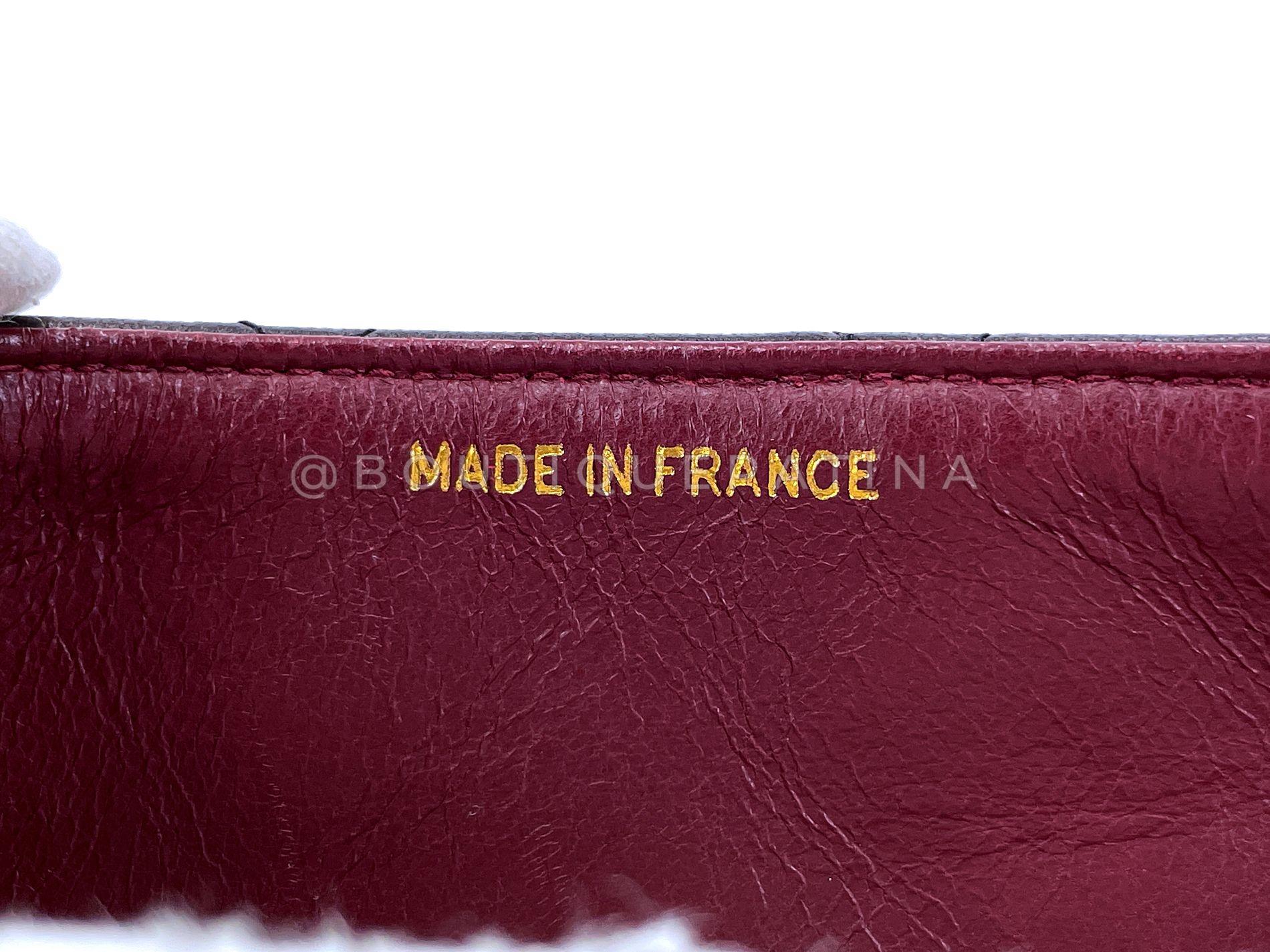 Chanel 1995 Vintage Schwarz Lammfell Medium Diana Flap Tasche 24k GHW 64476 im Angebot 8