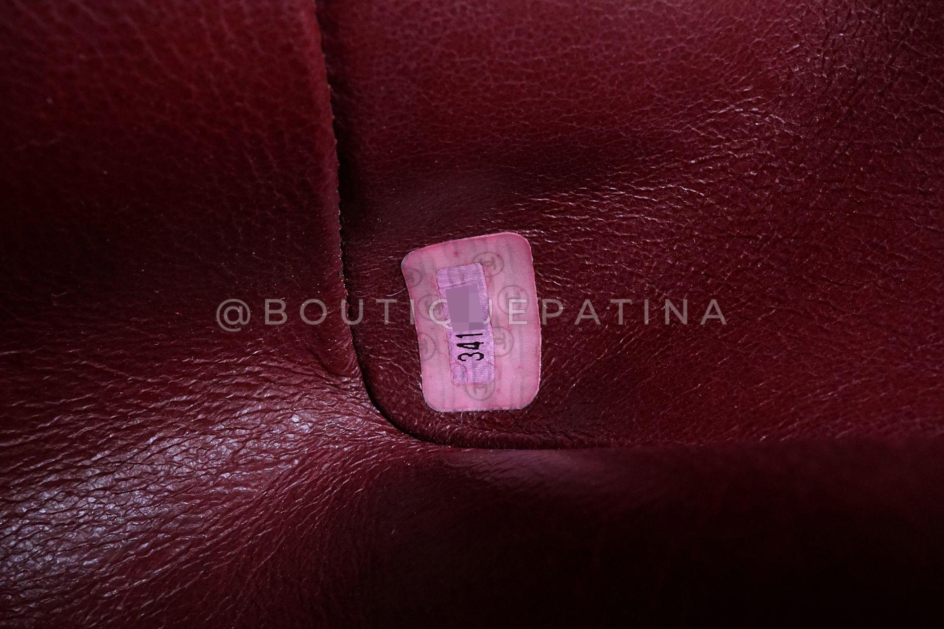 Chanel 1995 Vintage Schwarz Lammfell Medium Diana Flap Tasche 24k GHW 64476 im Angebot 9