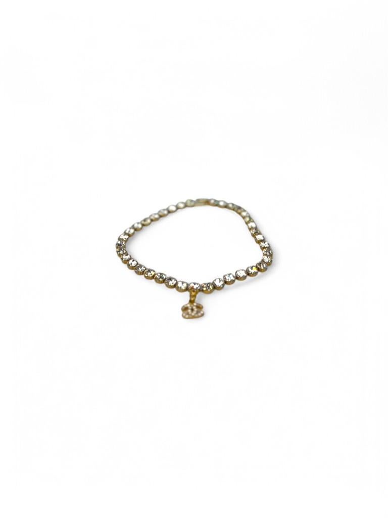 Chanel 1996 CC girocollo con strass 