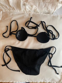 Chanel 1996 Iconic Micro Bikini Sz 36