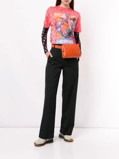 Chanel 1996 Vintage Waist Belt Fanny Pack Rare Orange Caviar Bag