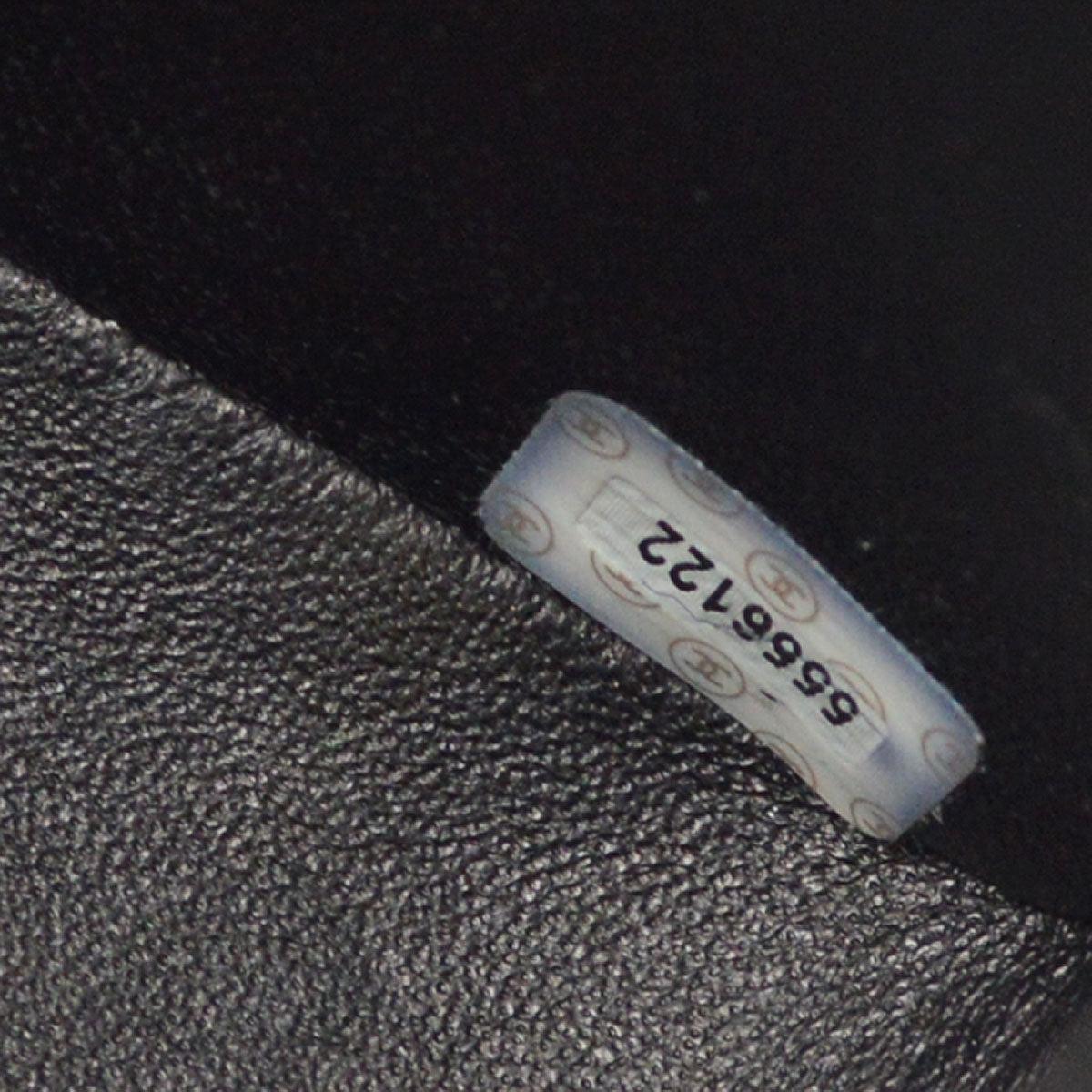 Chanel 1997-1999 Classic Square Flap Mini 17 Black Caviar Bag For Sale 6