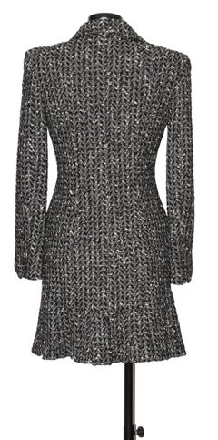 Chanel 1997 97A Black and White Wool Tweed Suit