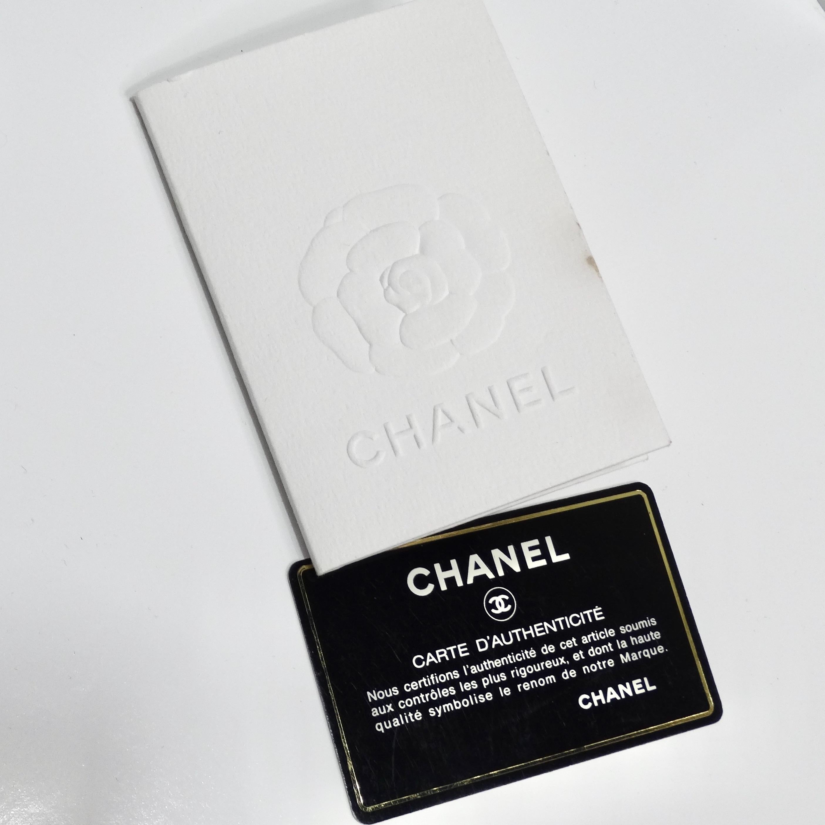 Chanel 1997 Sac à dos en cuir CC noir en vente 10