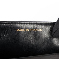 Chanel 1997 Negro Piel de cordero acolchada Vintage Mini Flap Bag