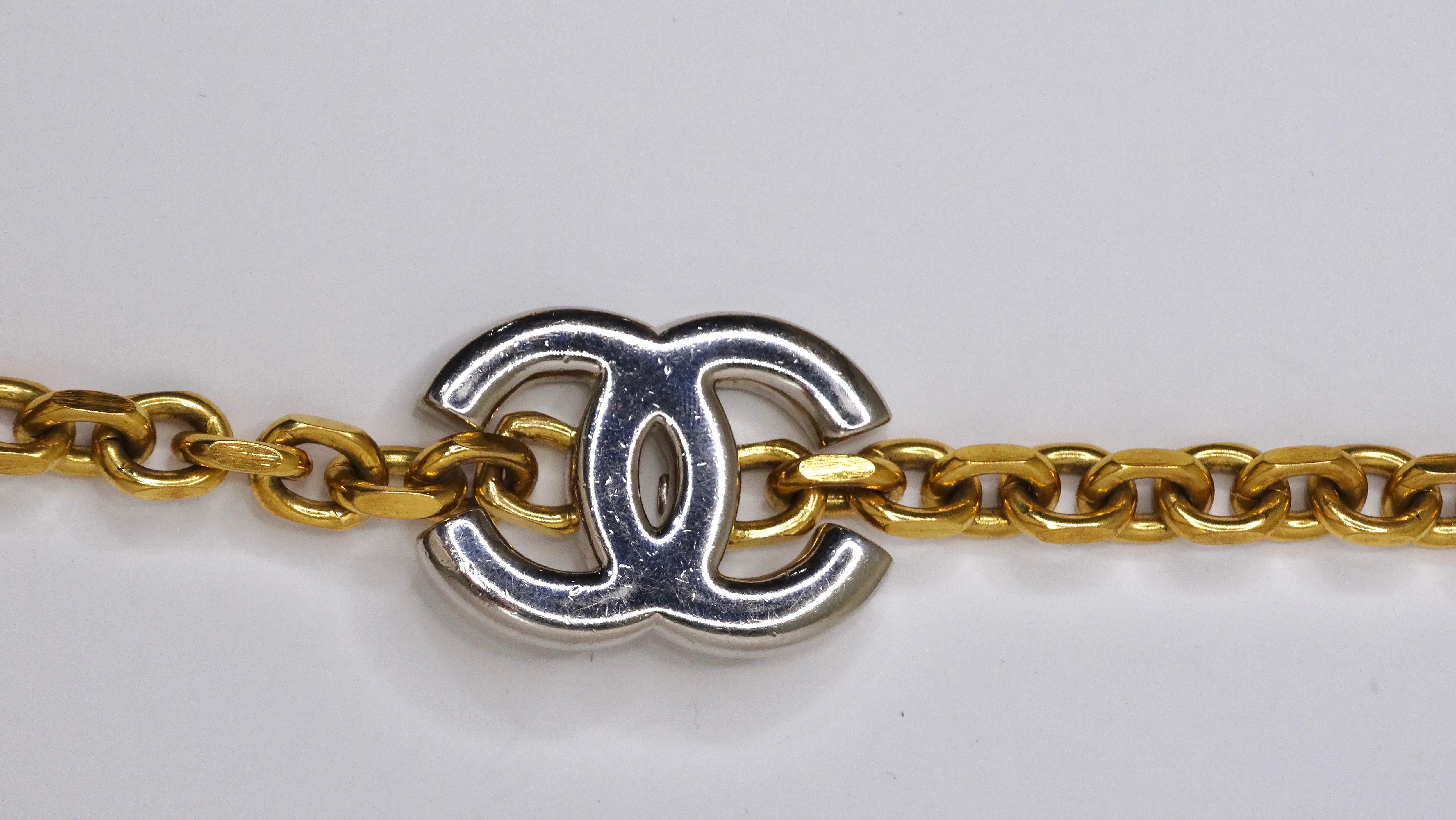 Chanel 1997 Mixed Metals Necklace/Belt For Sale at 1stDibs | chanel ...