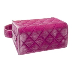 Chanel 1997 Quilted Vanity Top Handle Bag – Hot Pink