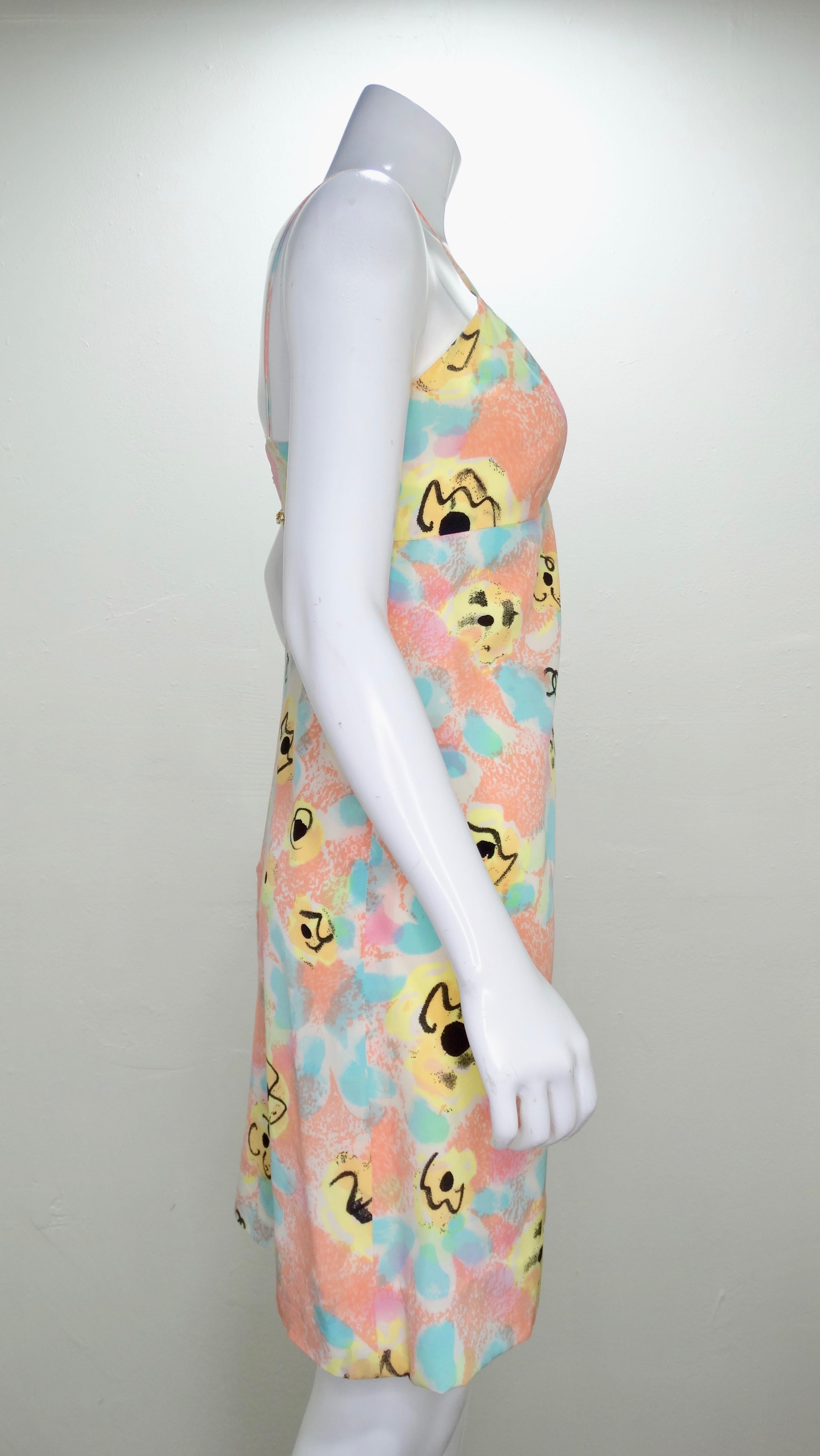 Chanel 1997 Primavera Camelia Flor Vestido Slip 4