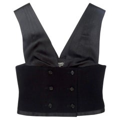 Vintage Chanel 1997 Tuxedo Vest