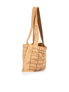 Chanel 1997 Vintage Beige Leather Patchwork Bag