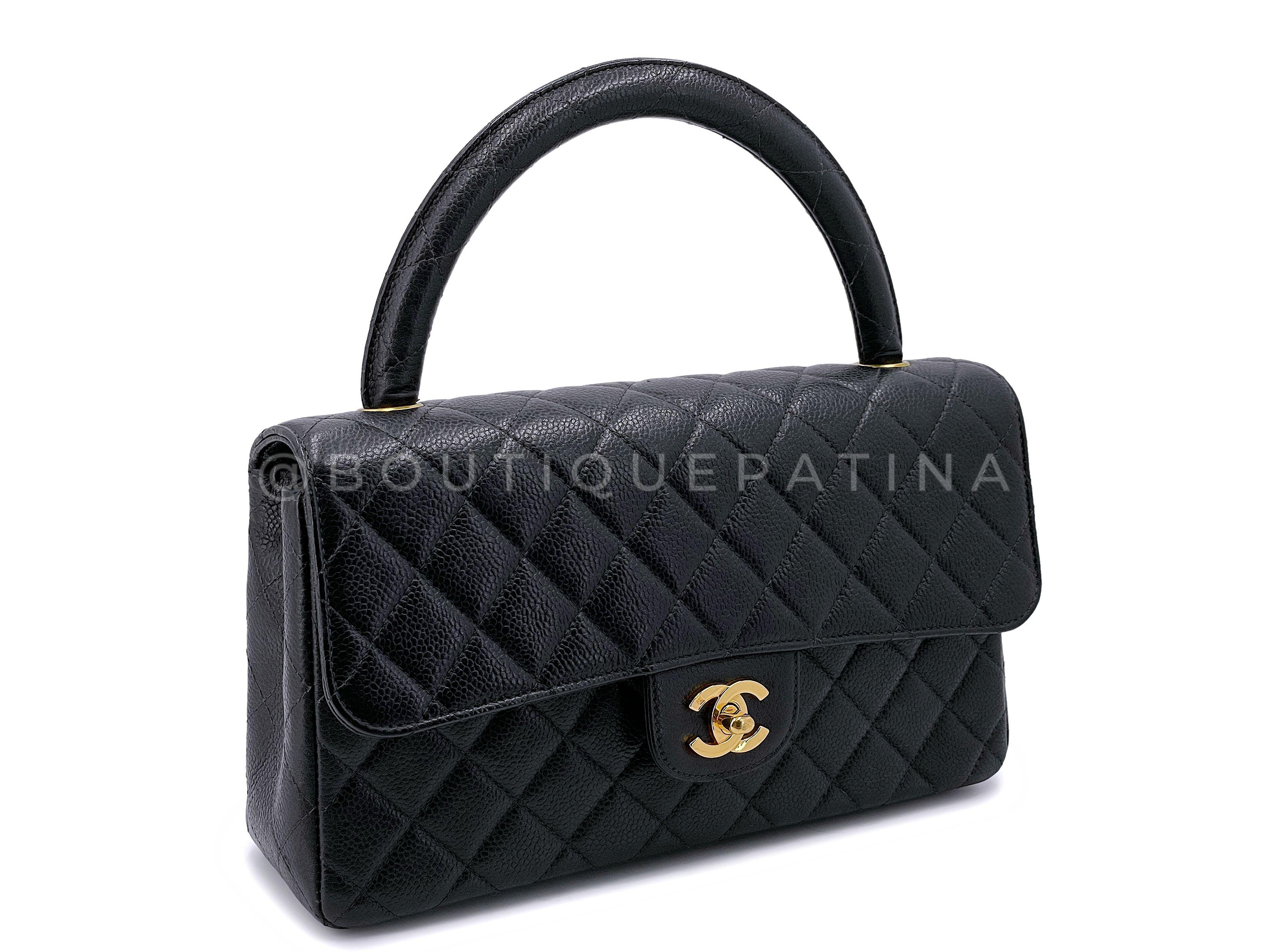 Chanel Mini Flap Bag Kelly - 7 For Sale on 1stDibs