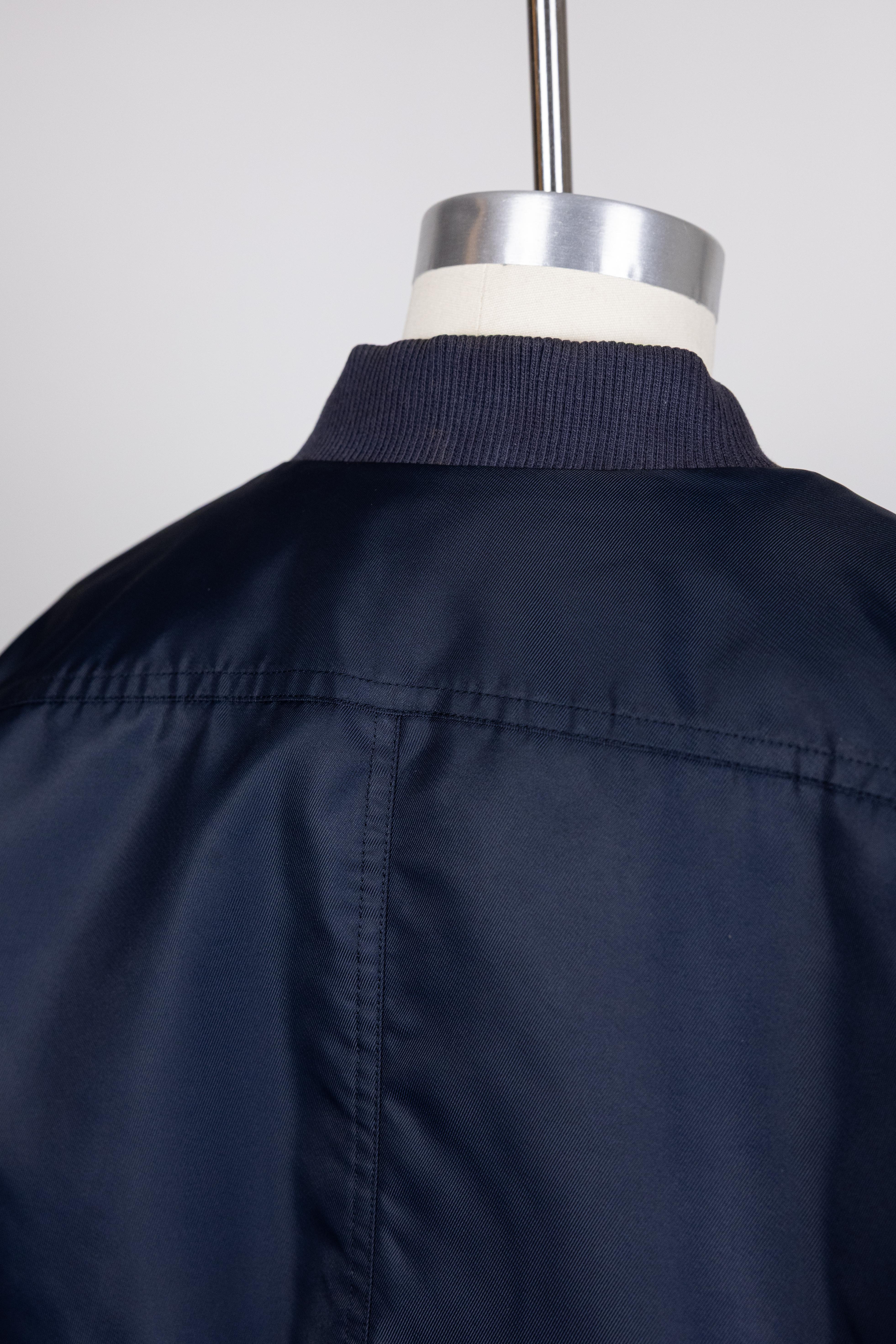 Chanel 1997 - Giacca Bomber Vintage Navy in vendita 14