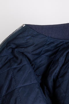 Chanel 1997 Vintage Navy Bomber Jacket