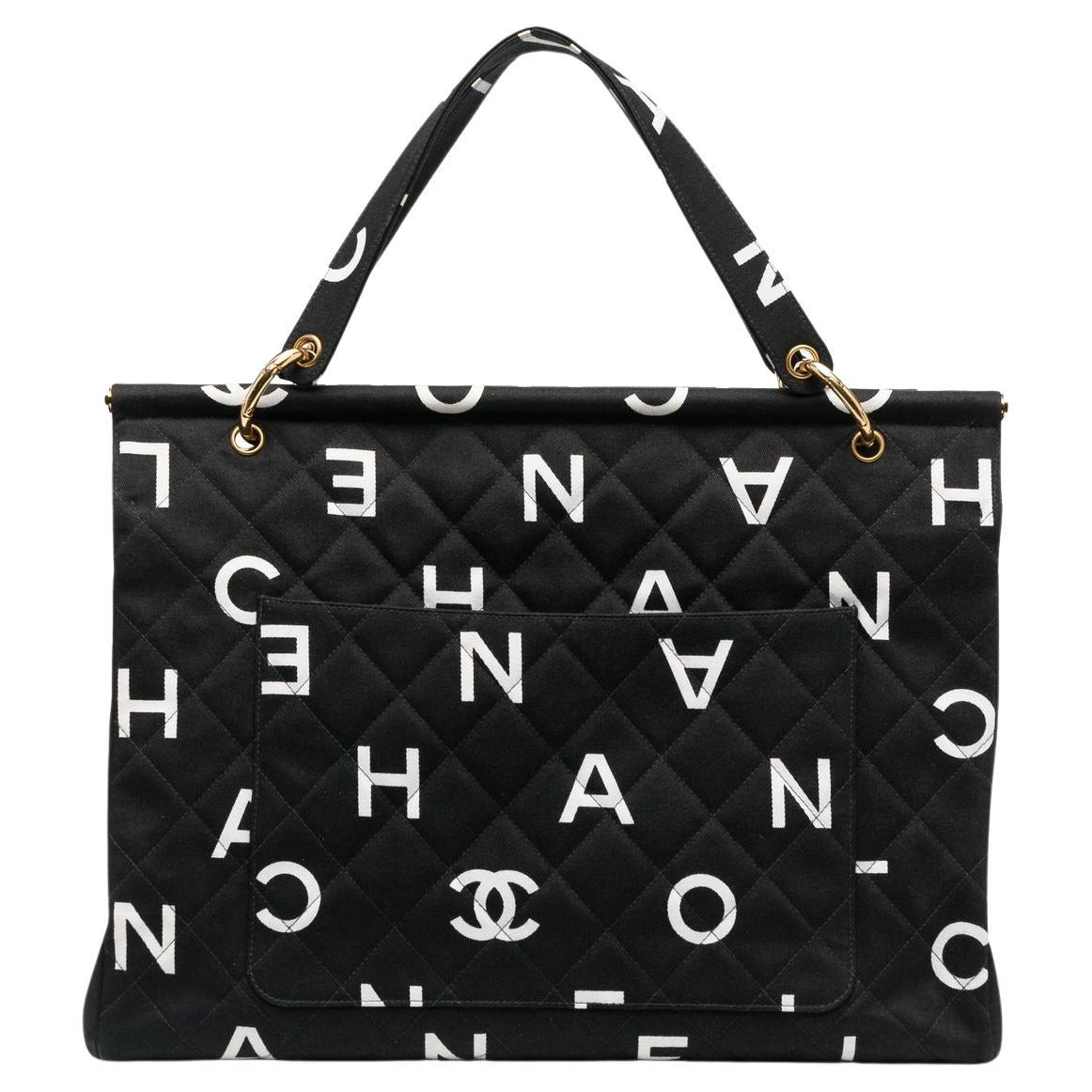 chanel bag with letters