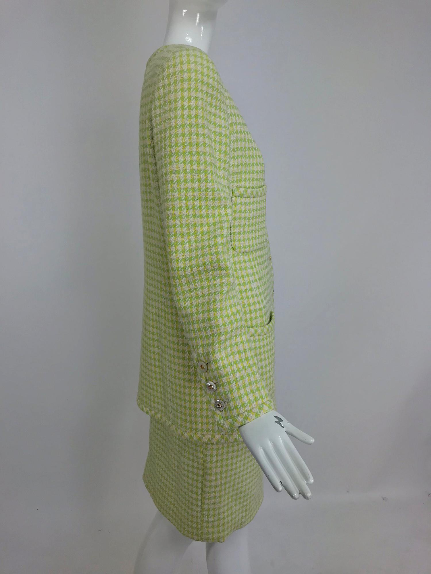 Chanel 1997P Long Silhouette four pocket jacket and skirt 42 In New Condition In West Palm Beach, FL