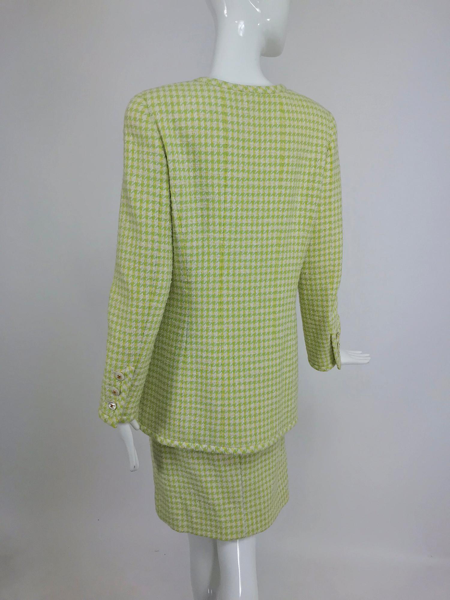 Chanel 1997P Long Silhouette four pocket jacket and skirt 42 2