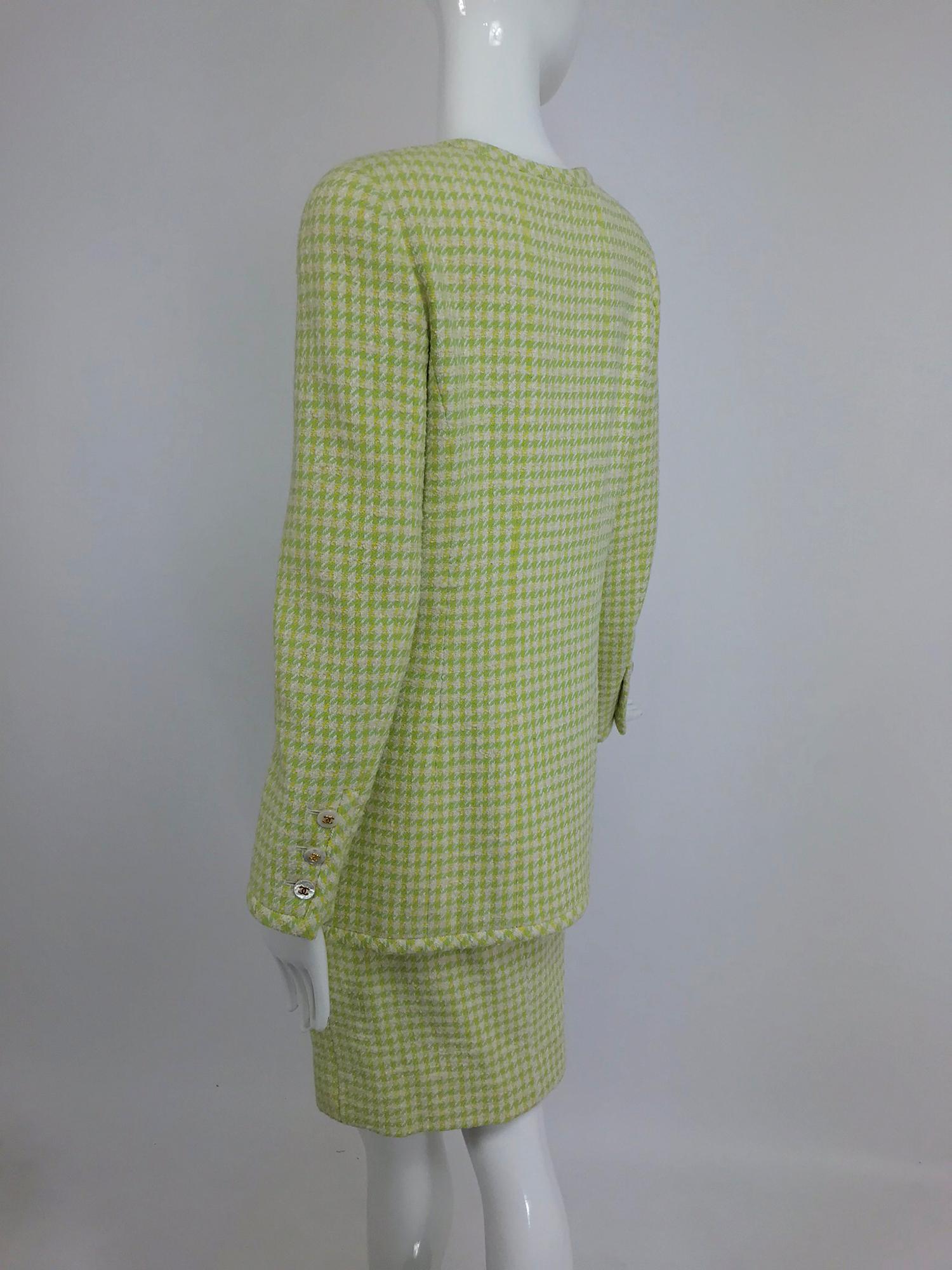 Chanel 1997P Long Silhouette four pocket jacket and skirt 42 3